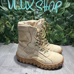 Rocky Sv2 Men Sz 5.5 W 7 Special Ops Military Combat Boot Coyote Brown Tan USA